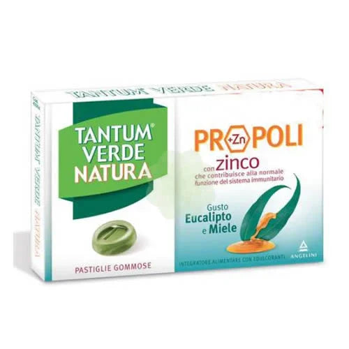 TANTUM VERDE NATURA PASTIGLIE GOMMOSE EUCALIPTO & MIELE 30 G - Farmaspeed