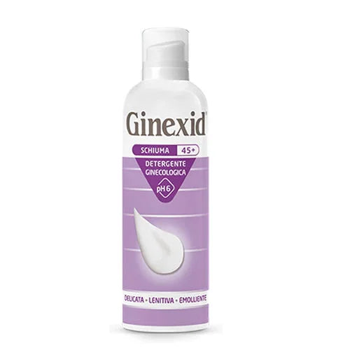 GINEXID 45+ SCHIUMA DETERGENTE GINECOLOGICA 150 ML - Farmaspeed