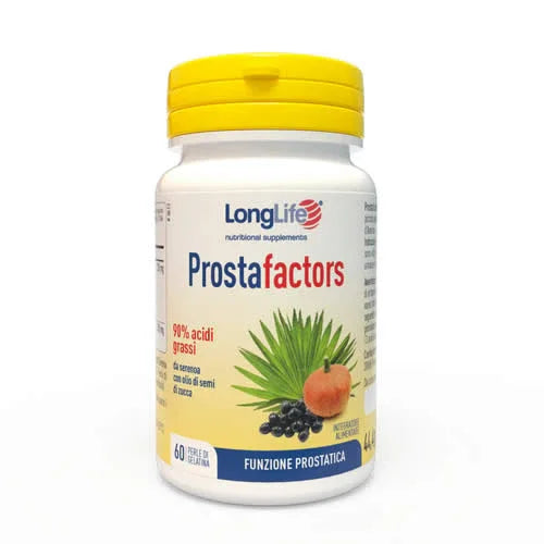 LONGLIFE PROSTAFACTORS 60 PERLE DI GELATINA - Farmaspeed