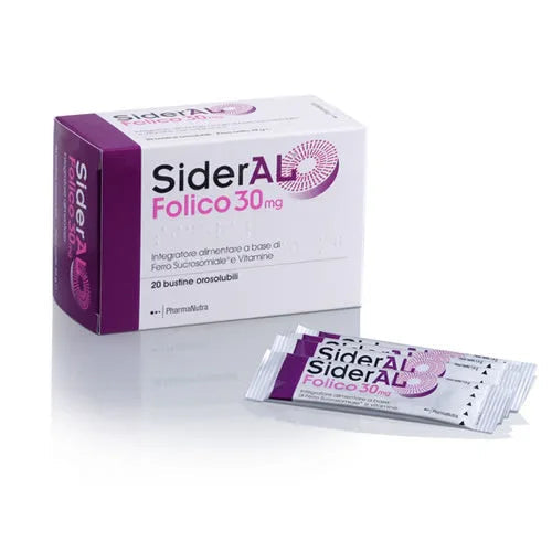 SIDERAL FOLICO 30 MG 20 BUSTINE OROSOLUBILI - Farmaspeed