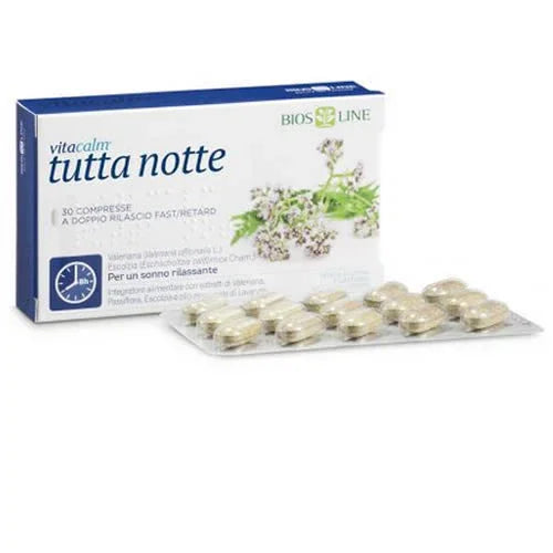 VITACALM TUTTA NOTTE FAST/RETARD 30 COMPRESSE - Farmaspeed