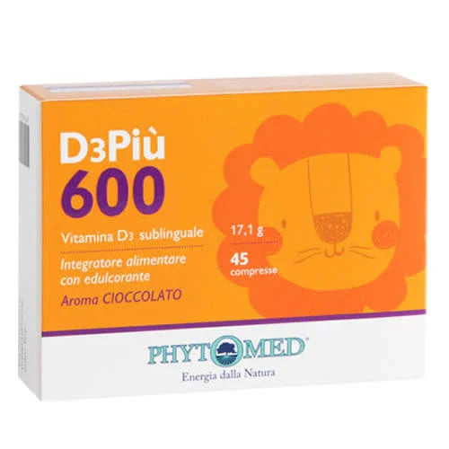 D3PIU 600 45 COMPRESSE SUBLINGUALI - Farmaspeed