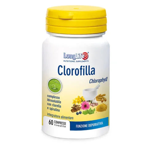LONGLIFE CLOROFILLA 60 COMPRESSE RIVESTITE - Farmaspeed