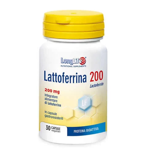 LONGLIFE LATTOFERRINA200 30 CAPSULE VEGETALI DA 550 MG - Farmaspeed