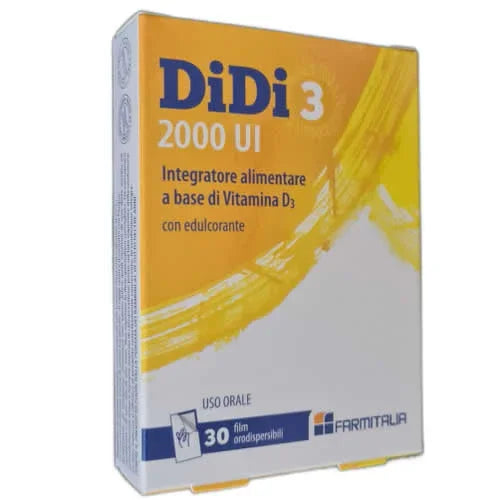 DIDI3 2000 UI 30 FILM ORODISPERSIBILI - Farmaspeed
