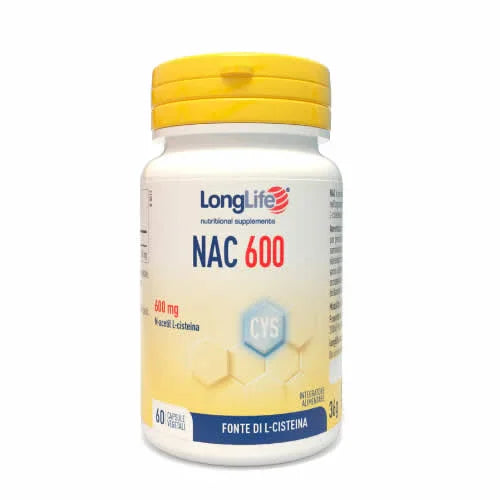LONGLIFE NAC 600MG 60 CAPSULE - Farmaspeed