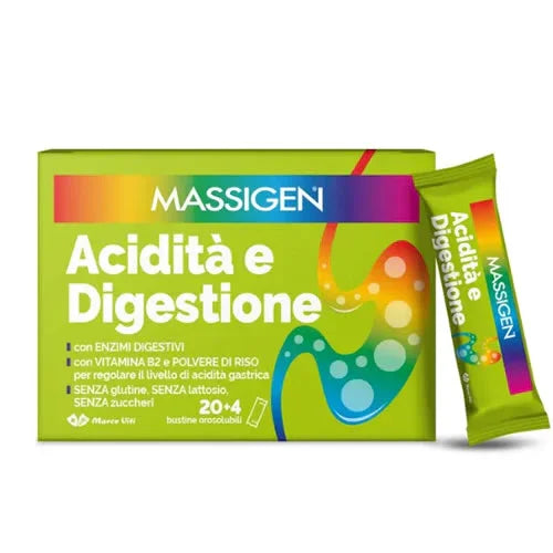 MASSIGEN ACIDITA' E DIGESTIONE 24 STICKPACK - Farmaspeed