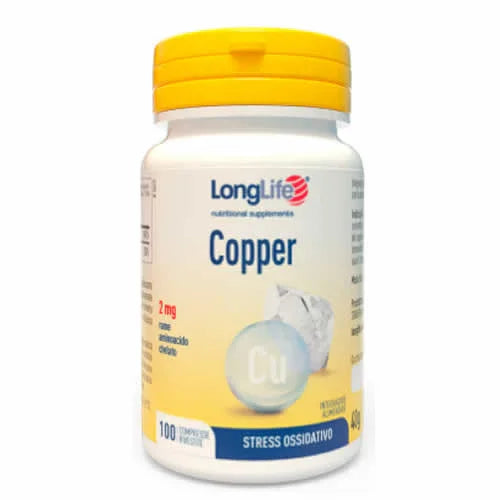 LONGLIFE COPPER 100 COMPRESSE RIVESTITE - Farmaspeed