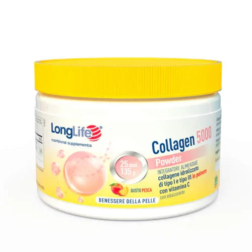 LONGLIFE COLLAGEN 5000 POWDER PESCA 130 G - Farmaspeed