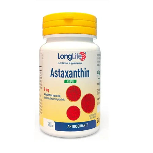 LONGLIFE ASTAXANTHIN VEGAN 30 PERLE - Farmaspeed