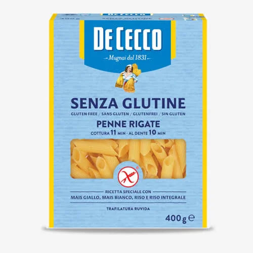 De Cecco Penne Rigate n° 41 - Senza Glutine 400 g - Farmaspeed