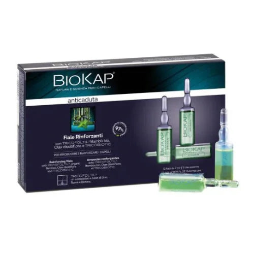 BIOKAP ANTICADUTA RINFORZANTE TRICOBIOTIC 12 FIALE DA 7 ML - Farmaspeed