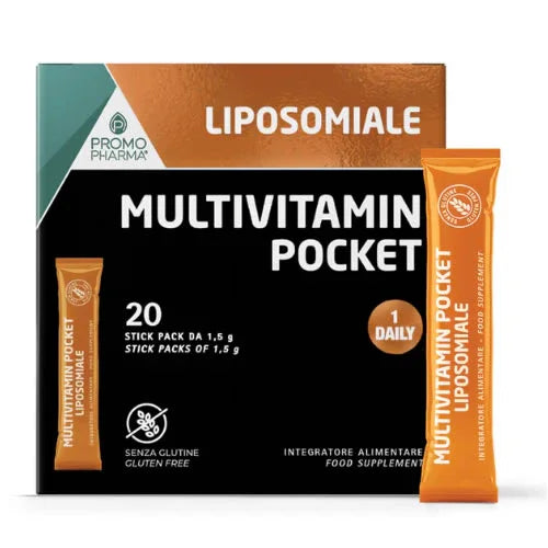 MULTIVITAMIN POCKET LIPOSOMIALE 20 STICK 1,5 G - Farmaspeed