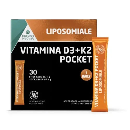 VITAMINA D3+K2 POCKET LIPOSOMIALE 30 STICK DA 1 G - Farmaspeed
