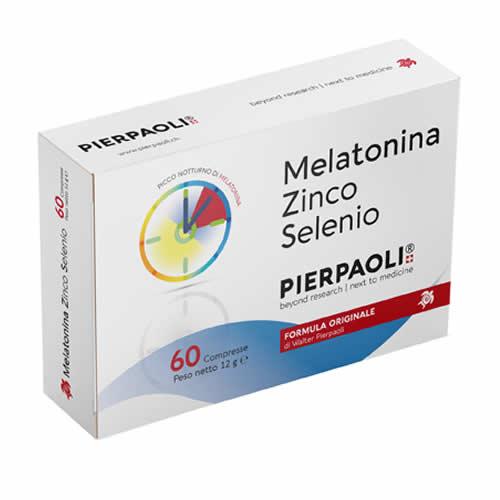 MELATONINA ZINCO SELENIO PIERPAOLI 60 COMPRESSE - Farmaspeed