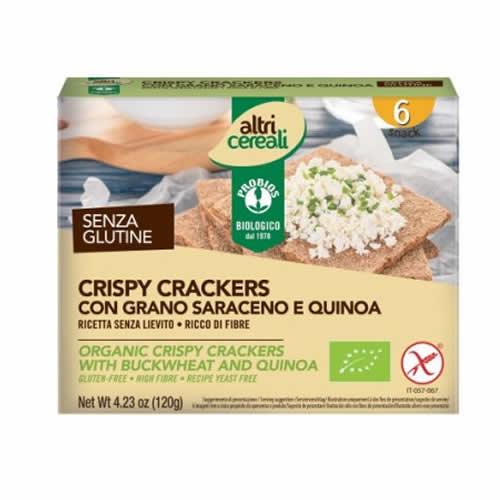ALTRICEREALI CRISPY GRANO SARACENO SENZA LIEVITO 180 G - Farmaspeed