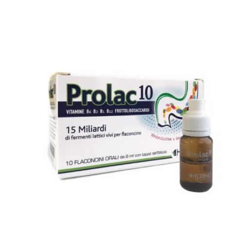 PROLAC10 FERMENTI LATTICI 15 MILIARDI 10 FLACONCINI 8 ML - Farmaspeed