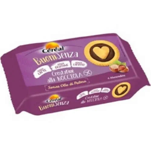 CEREAL BUONI SENZA CROSTATINA ALLA NOCCIOLA 150 G - Farmaspeed