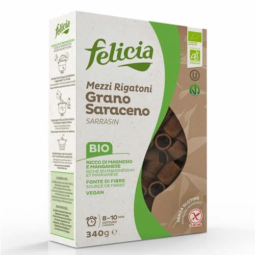 FELICIA BIO SARACENO MEZZI RIGATONI 340 G - Farmaspeed