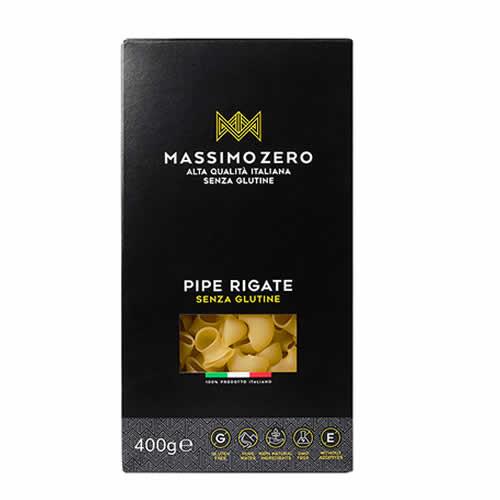 MASSIMO ZERO PIPE RIGATE 400 G - Farmaspeed