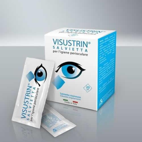 VISUSTRIN SALVIETTA OCULARE 20 PEZZI - Farmaspeed
