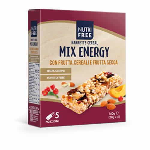 NUTRIFREE BARRETTE CEREAL MIX ENERGY 28 G X 5 - Farmaspeed