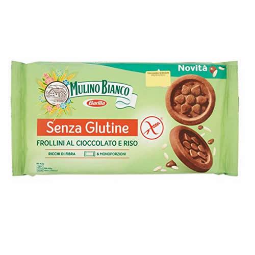 MULINO BIANCO SENZA GLUTINE FROLLINI AL CIOCCOLATO E RISO 6 MONOPORZIONI DA 41,66 G - Farmaspeed