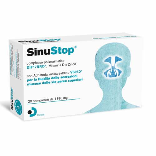 SINUSTOP 20 COMPRESSE DA 1190 MG - Farmaspeed