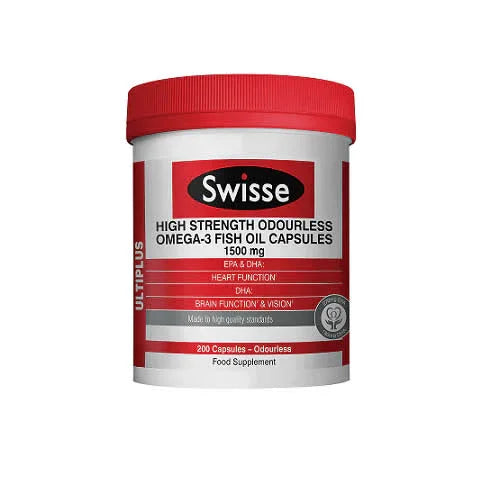 SWISSE OMEGA 3 1500 MG 200 CAPSULE - Farmaspeed
