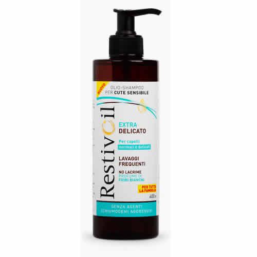 RESTIVOIL EXTRA DELICATO OLIO SHAMPOO PER CUTE SENSIBILE 400 ML - Farmaspeed