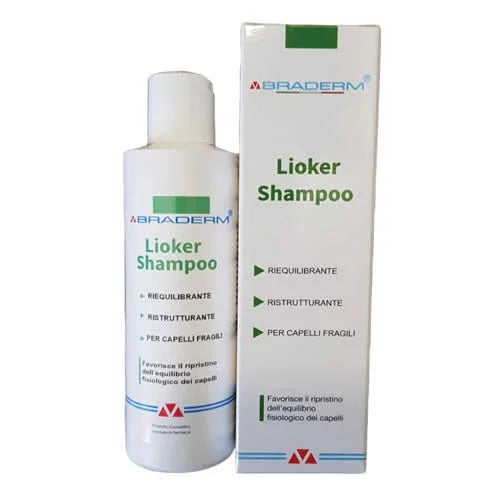 LIOKER SHAMPOO 200 ML BRADERM - Farmaspeed