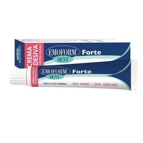 CREMA ADESIVA EMOFORM DENT FORTE PER PROTESI DENTALI 70 G - Farmaspeed
