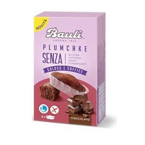 BAULI FREE PLUMCAKE CIOCCOLATO 4 PEZZI DA 33 G - Farmaspeed