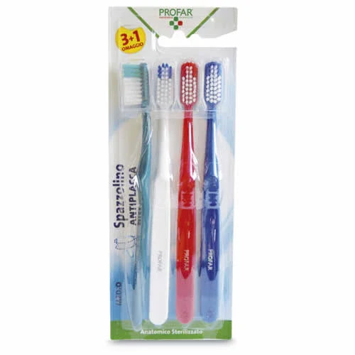 PROFAR SPAZZOLINO ANTIPLACCA OXIGEN 4 PEZZI - Farmaspeed