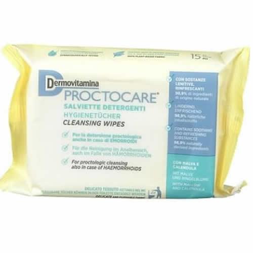 DERMOVITAMINA PROCTOCARE SALVIETTE DETERGENTI 15 PEZZI - Farmaspeed