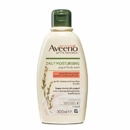 AVEENO BAGNO DOCCIA YOGURT ALBICOCCA & MIELE 300 ML - Farmaspeed