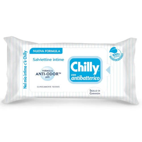 CHILLY SALVIETTE INTIME ANTIBATTERICHE 12 PEZZI - Farmaspeed