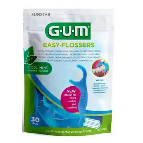 GUM EASY FLOSSERS FORCELLA 30 PEZZI NEW - Farmaspeed