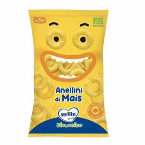 MELLIN SNACK BIO ANELLINI MAIS 15 G - Farmaspeed