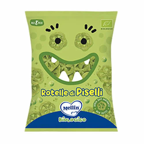 MELLIN SNACK BIO ROTELLE PISELLI 20 G - Farmaspeed