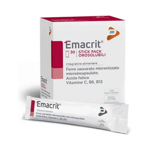 EMACRIT OROSOLUBILE 30 STICK PACK - Farmaspeed