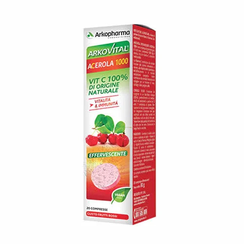 ARKOVITAL ACEROLA 1000 EFFERVESCENTE 20 COMPRESSE - Farmaspeed
