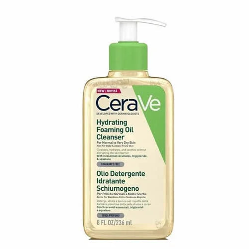 CERAVE OLIO DETERGENTE IDRATANTE SCHIUMOGENO 236 ML - Farmaspeed