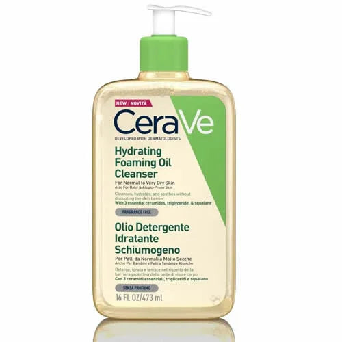 CERAVE OLIO DETERGENTE IDRATANTE SCHIUMOGENO 473 ML - Farmaspeed