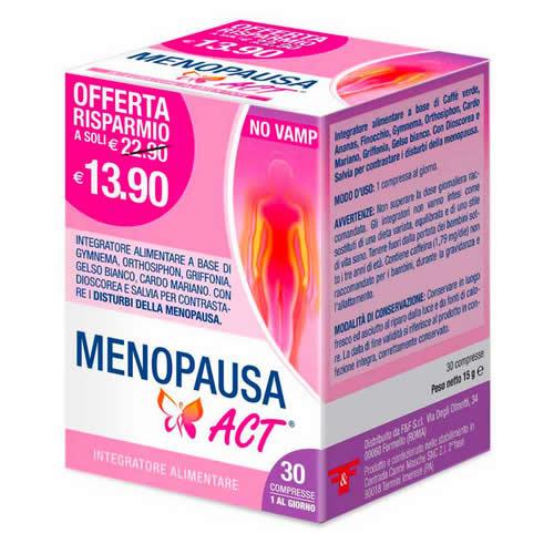 MENOPAUSA ACT 30 COMPRESSE - Farmaspeed