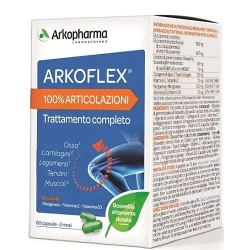 ARKOFLEX 100% ARTICOLAZIONI 60 CAPSULE - Farmaspeed