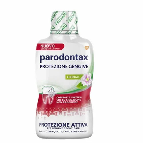PARODONTAX COLLUTORIO PROTEZIONE GENGIVE HERBAL 500 ML - Farmaspeed