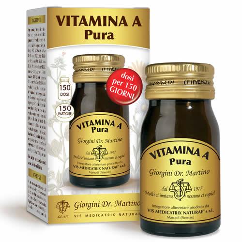 VITAMINA A PURA 150 PASTIGLIE - Farmaspeed