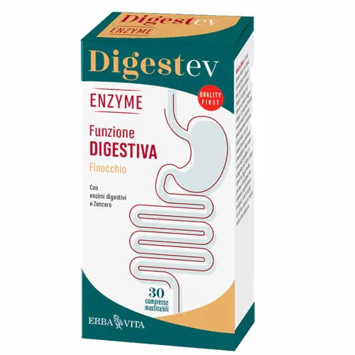 DIGEST EV ENZYME 30 COMPRESSE - Farmaspeed