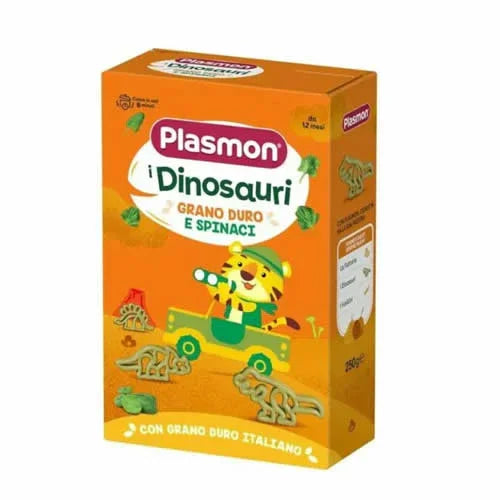 PLASMON PASTA DINOSAURI E SPINACI 250 G - Farmaspeed